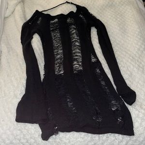 Jaded London black dress